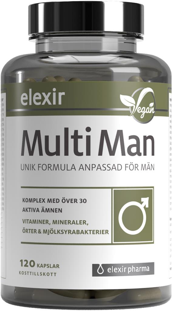Bild på Elexir Multi Man Multivitamin, 120 st