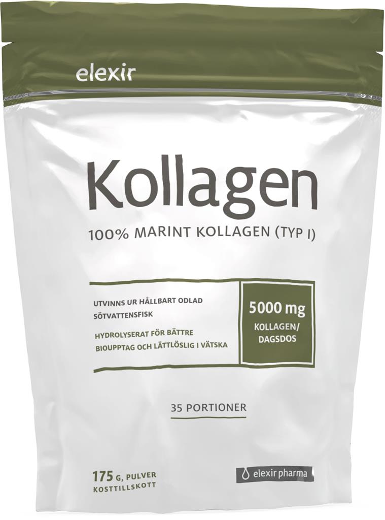 Bild på Elexir Kollagen 100% marint kollagenpulver, 175 g