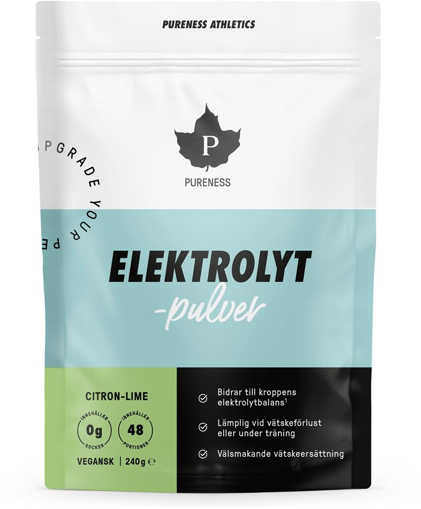 Bild på Pureness Elektrolytpulver Citron Lime, 240 g