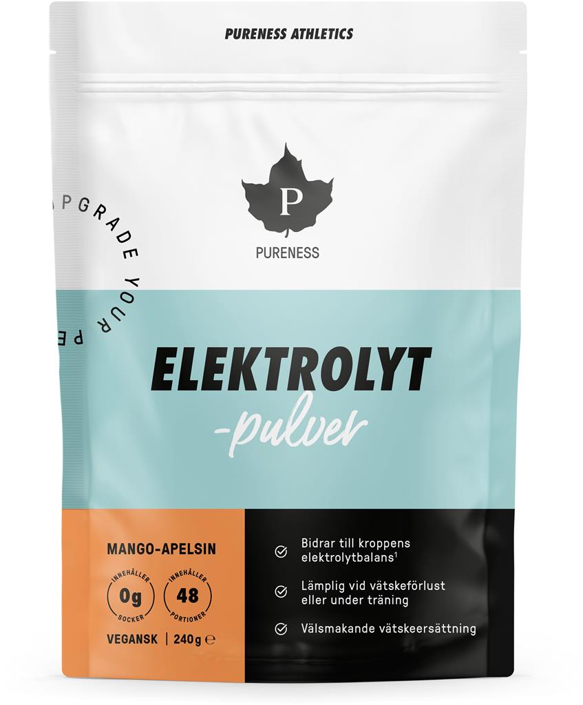 Bild på Pureness Elektrolytpulver Mango & Apelsin, 240 g