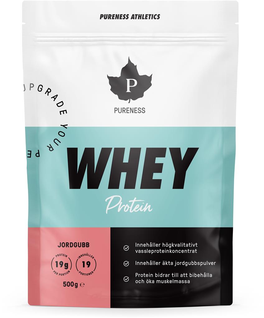 Bild på Pureness Whey Protein Jordgubb, 500 g