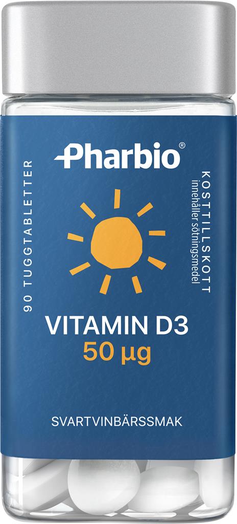 Bild på Pharbio Vitamin D 50ug, 90 st