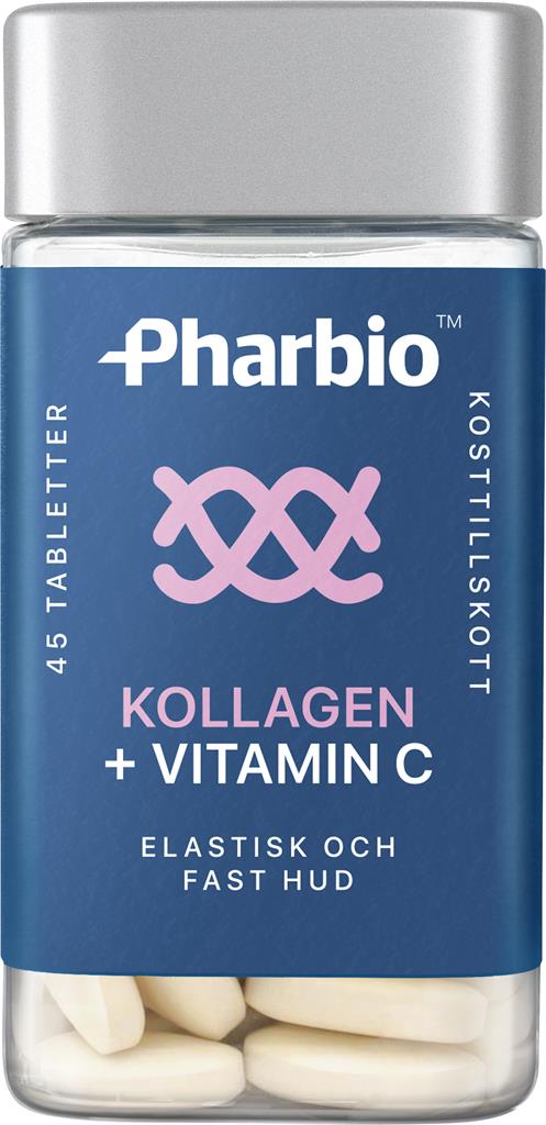 Bild på Pharbio Kollagen + Vitamin C, 45 st