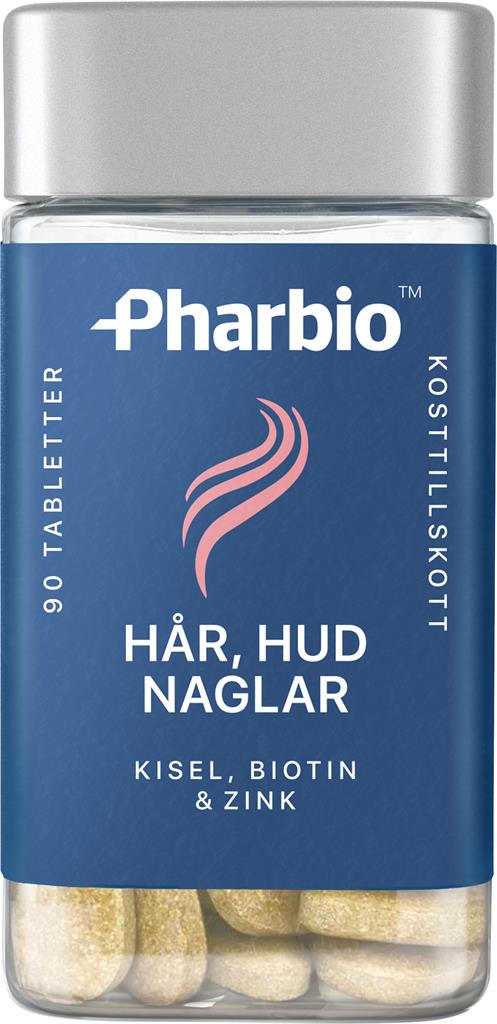 Bild på Pharbio Hår, Hud, Naglar, 90 st