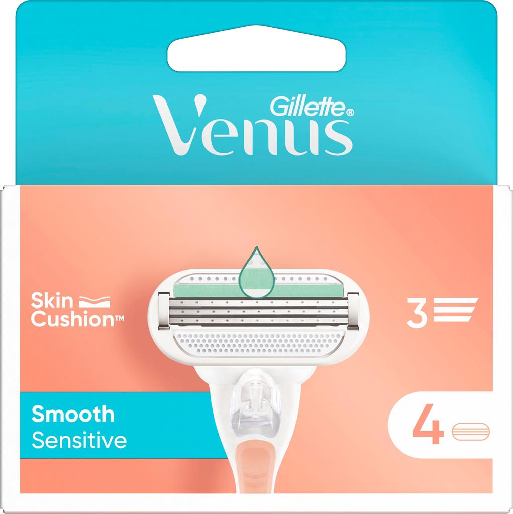 Bild på Gillette Venus rakblad Smooth Sensitive, 4 st