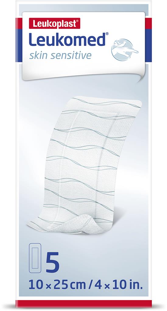Bild på Leukoplast Leukomed Skin Sensitive 10 x 25 cm, 5 st