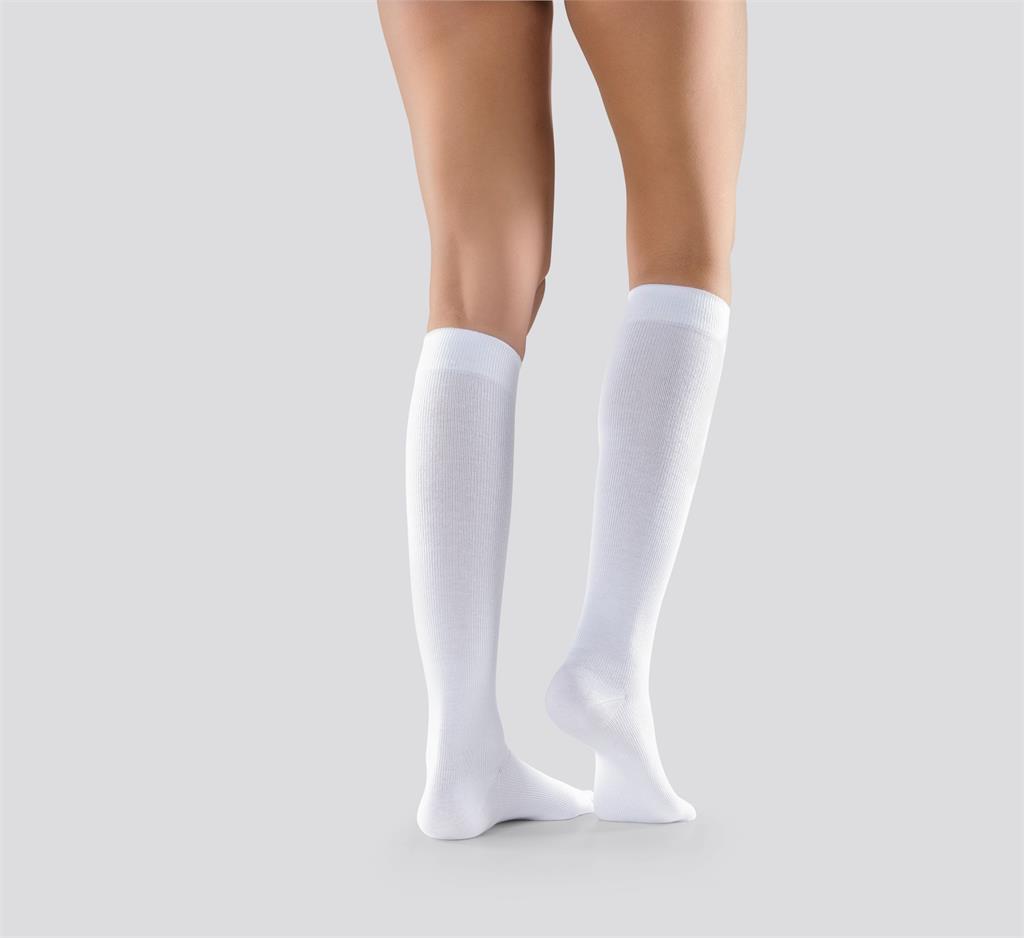 Bild på Mabs COTTON KNEE WHITE S, 1 par