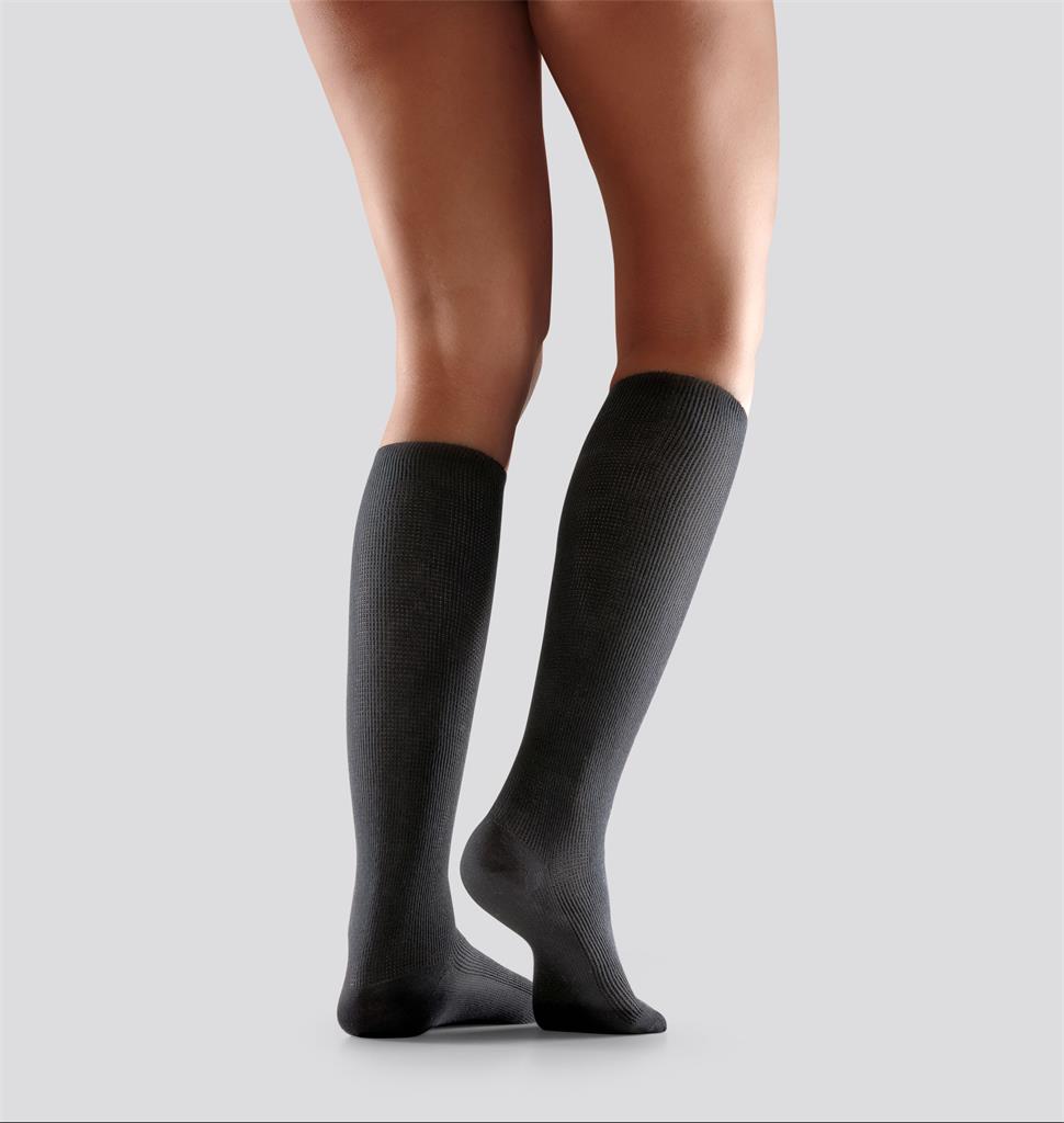 Bild på Mabs THIN COTTON KNEE BLACK L, 1 par