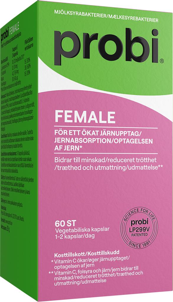 Bild på Probi Mjölksyrabakterier Female, 60 st