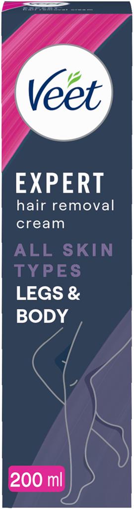 Bild på Veet Expert Exp Hårborttagningskräm ben & kropp, 200 ml