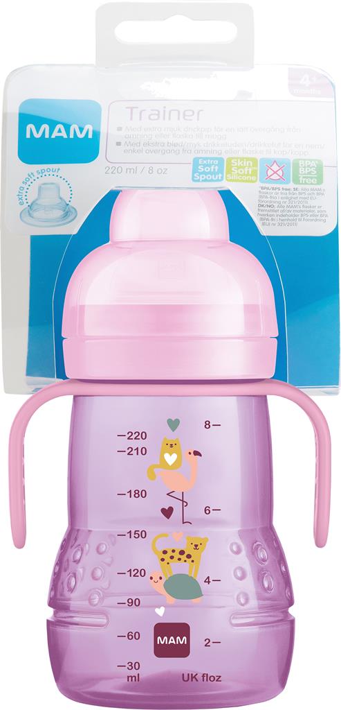 Bild på MAM Trainer 220ml PINK, 1 st