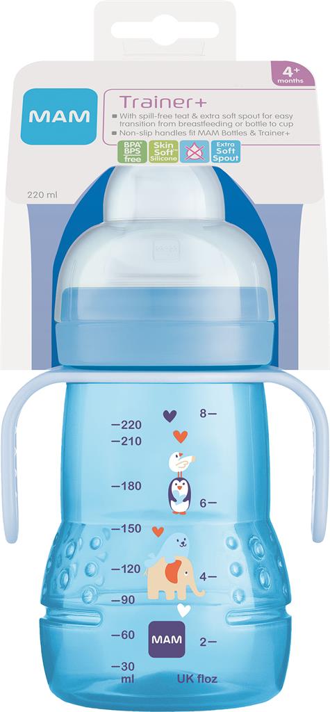 Bild på MAM Trainer 220ml BLUE, 1 st