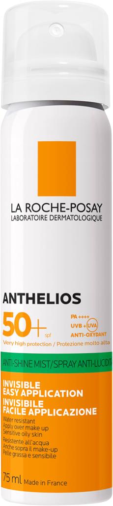 Bild på La Roche-Posay Anthelios Anti shine mist SPF50+, 75 ml