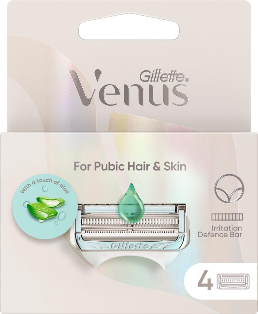 Bild på Gillette Venus Rakblad for Pubic area, 4 st