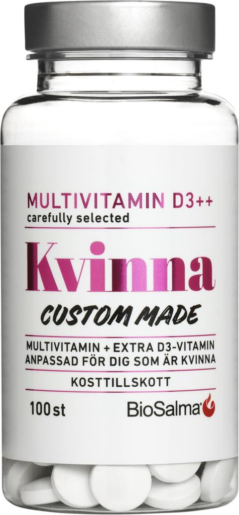 Bild på BioSalma Multivitamin kvinna D-vitamin++, 100 st