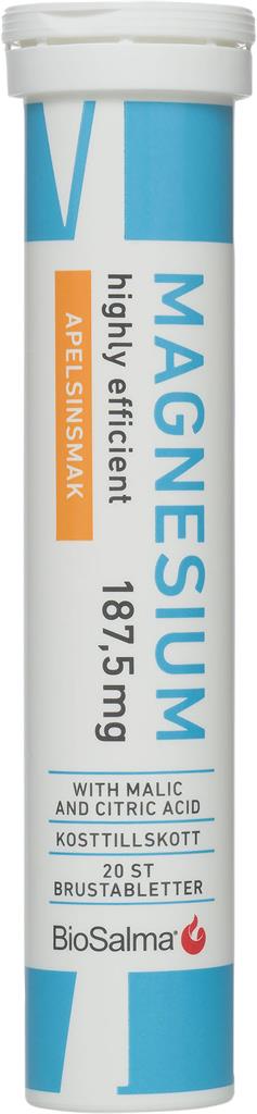 Bild på BioSalma Magnesium 187,5mg apelsin, 20 st