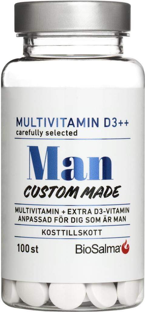 Bild på BioSalma Multivitamin man D-vitamin++, 100 st