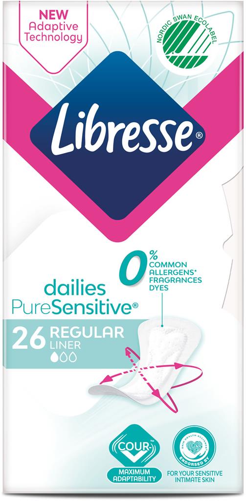 Bild på LIBRESSE Pure Sensitive Trosskydd, 26 st