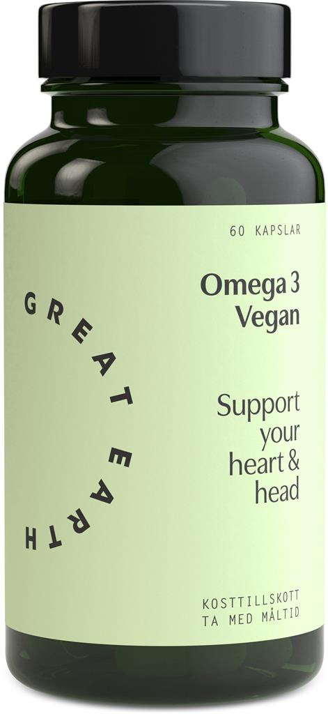 Bild på Great Earth Omega 3 Vegan, 60 st