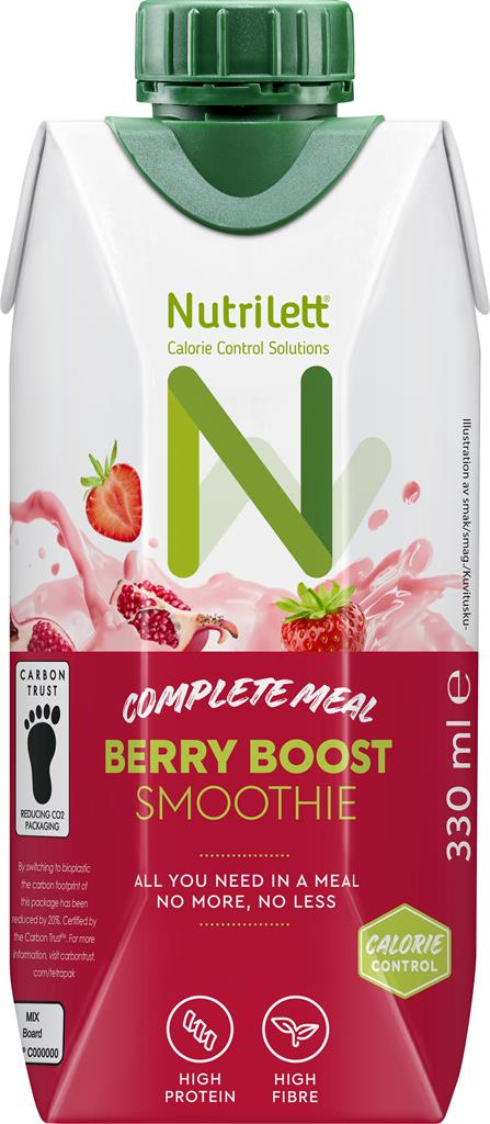 Bild på Nutrilett Berry Boost Less Sugar, 330 ml