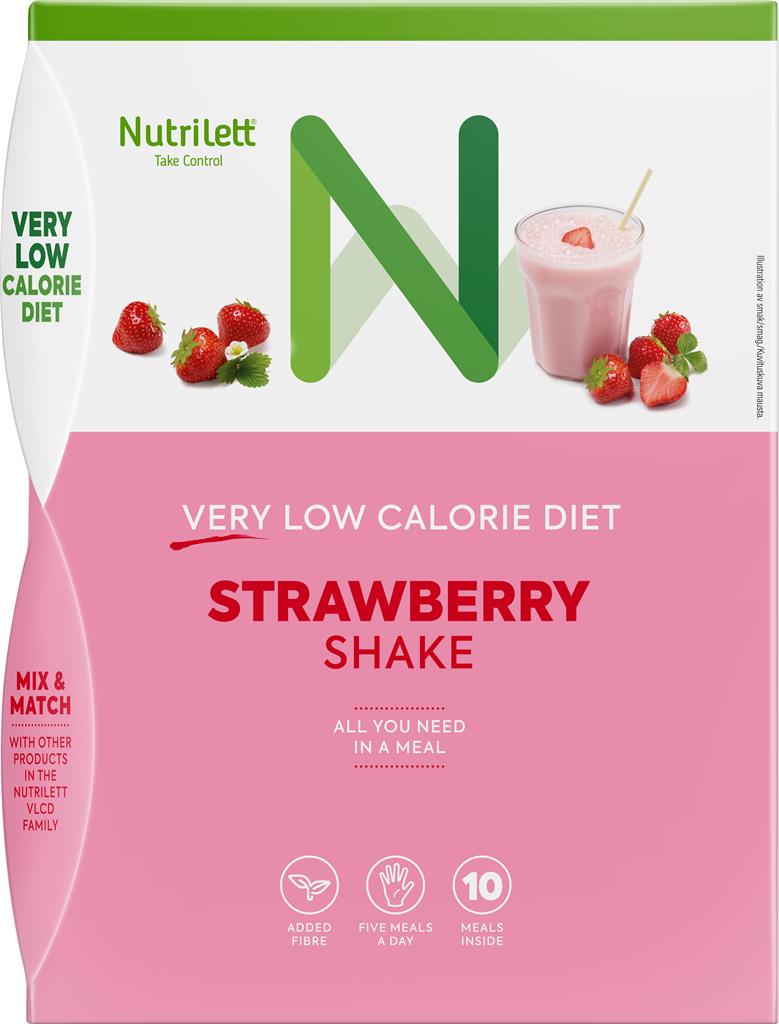 Bild på Nutrilett Strawberry Shake, 10 port