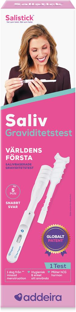 Bild på Addeira SaliStick Saliv graviditetstest, 1 st