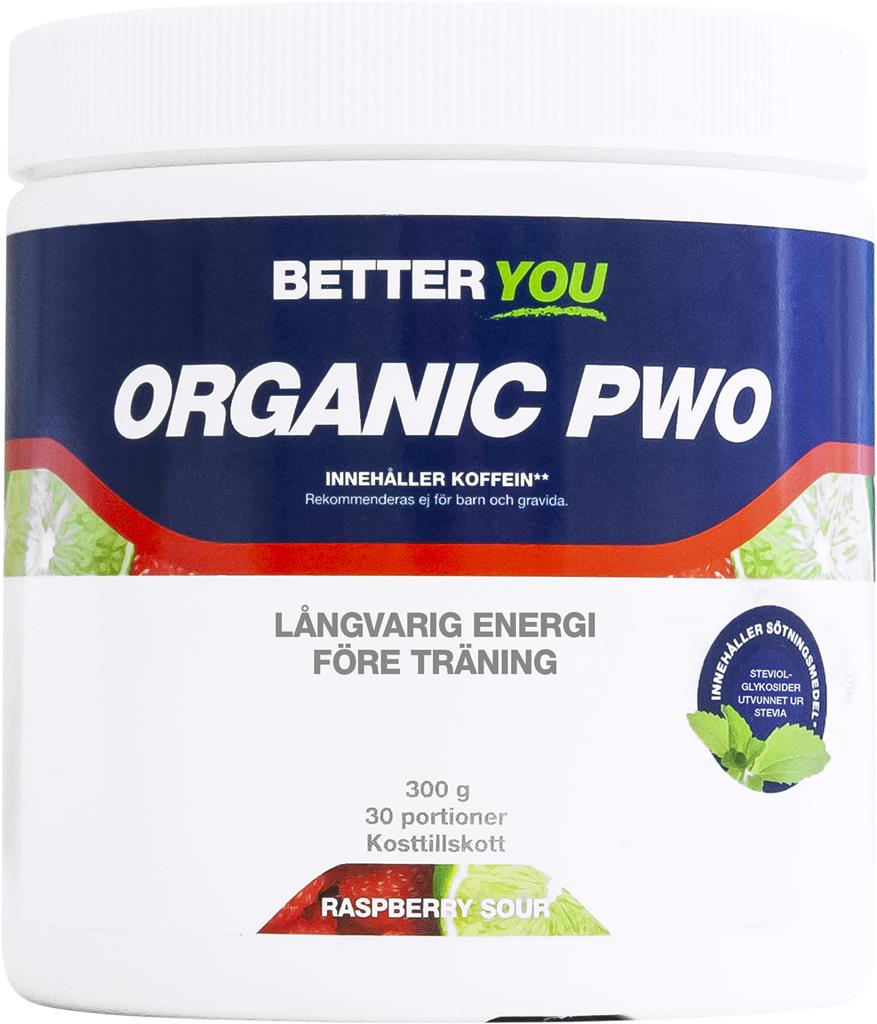Bild på Better You Organic PWO - Raspberry Sour, 300 g