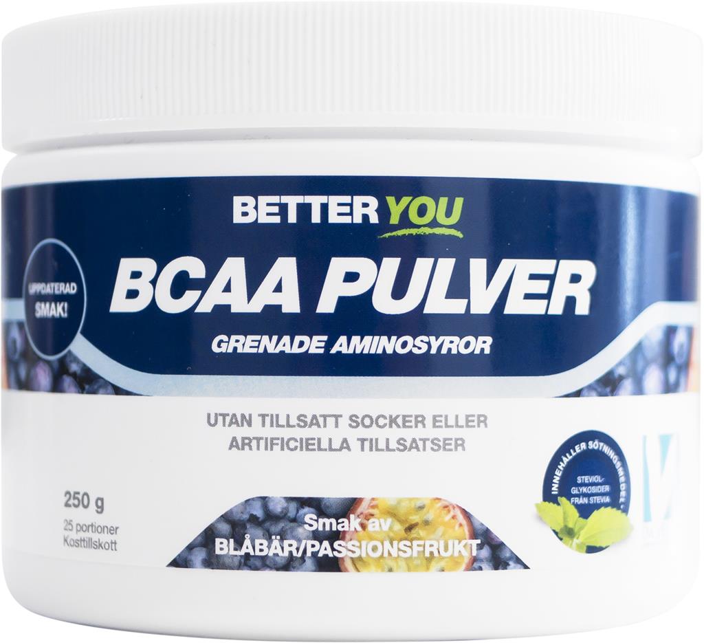 Bild på Better You Naturligt BCAA -Passion/Blåbär, 250 g