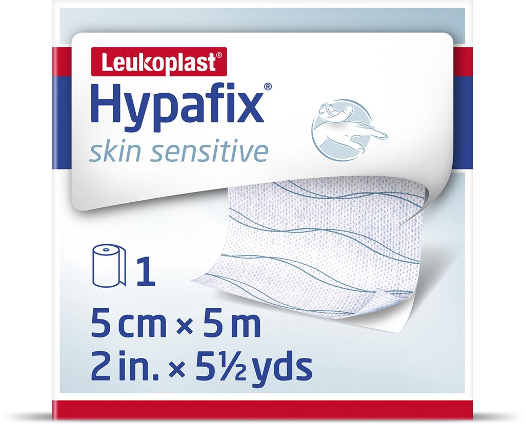 Bild på Leukoplast Hypafix Skin Sensitive 5 m x 5 cm, 1 st