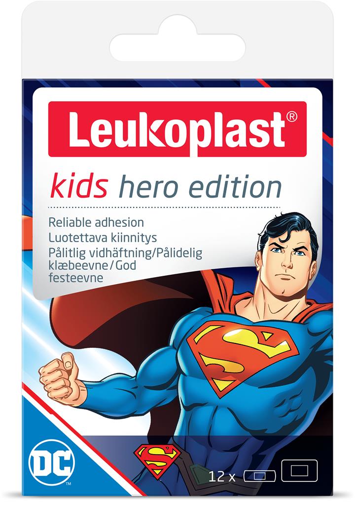 Bild på Leukoplast Kids Superman barnplåster, 12 st