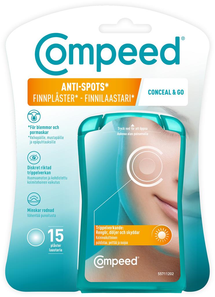 Bild på Compeed Finnplåster Conceal & Go, 15 st 