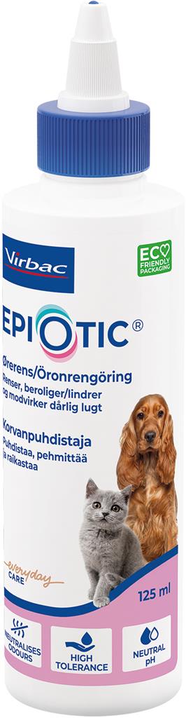 Bild på Virbac EPI-Otic öronrengöring för hund och katt, 125 ml