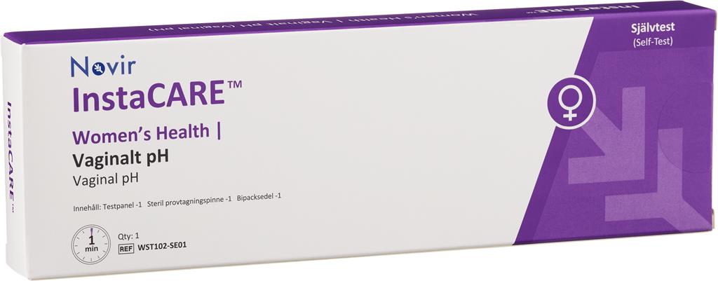 Bild på InstaCARE Självtest Vaginalt pH, 1 st
