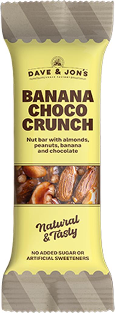 Bild på DAVE & JONS Nötbar med banan och choklad, 35 g