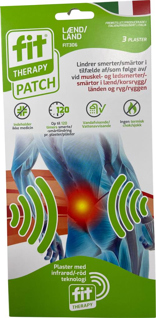 Bild på FIT Therapy Smärtplåster rygg, 3 st