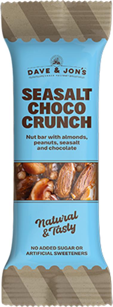 Bild på DAVE & JONS Nötbar med havssalt och choklad, 35 g