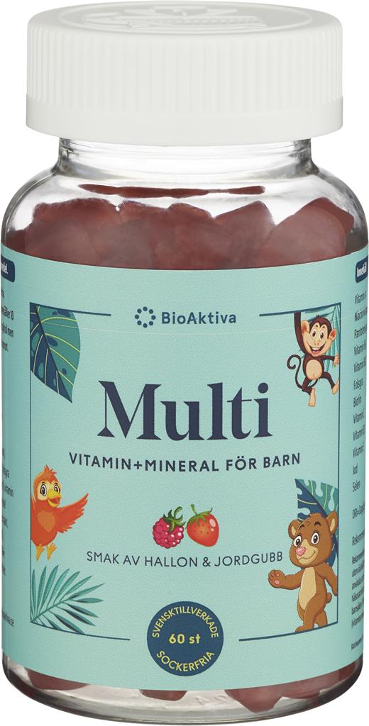 Bild på Bioaktiva Multi Vitamin+Mineral barn, 60 st