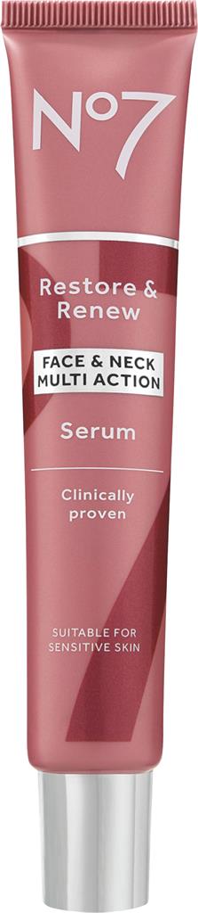 Bild på NO7 Restore & Renew RR FACE NECK SERUM, 30 ml
