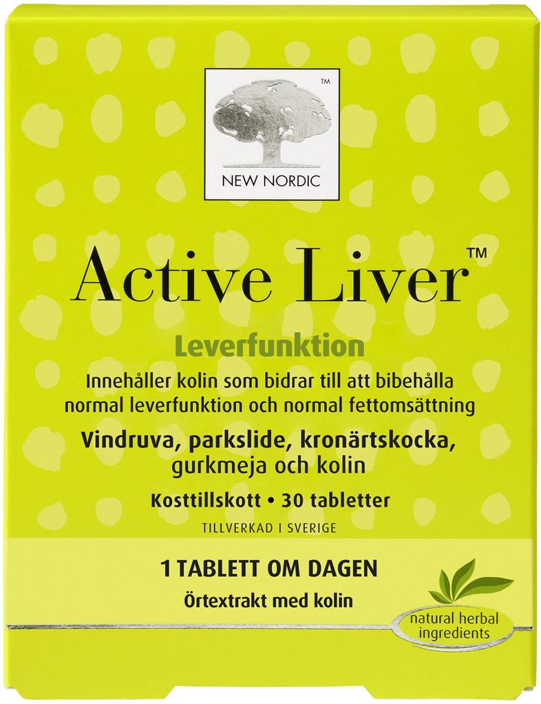 Bild på New Nordic Active Liver Kosttillskott, 30 st 
