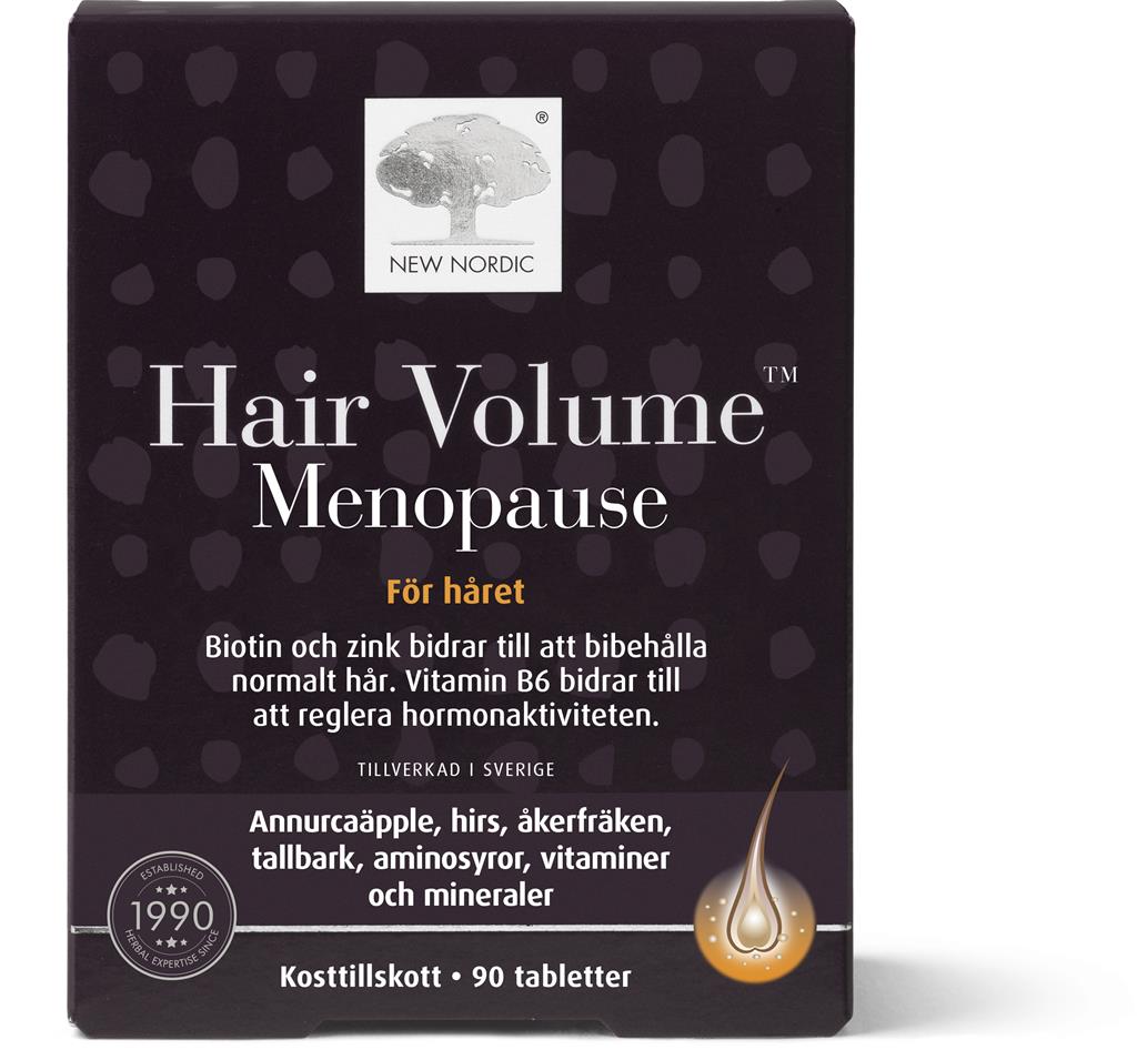 Bild på New Nordic Hair Volume Menopause kosttillskott, 90 st