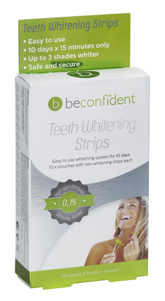 Bild på Beconfident Tandblekning X3 Strips, 10 dgr, 20 st