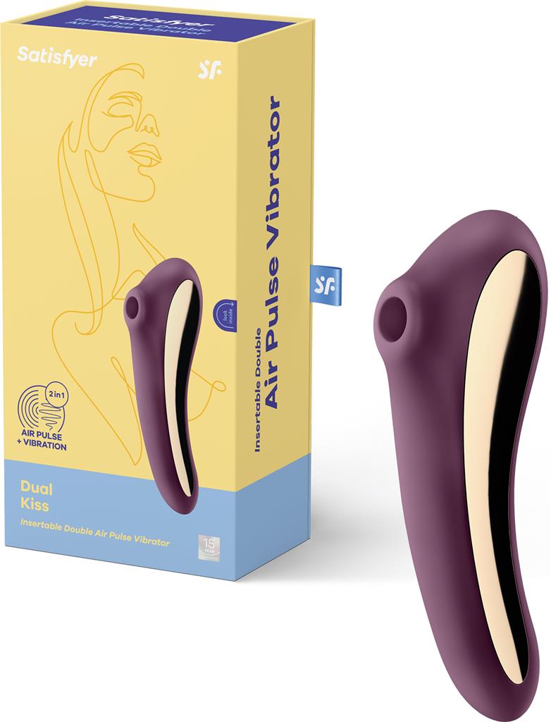 Bild på Satisfyer Dual Kiss Purple, 1 st