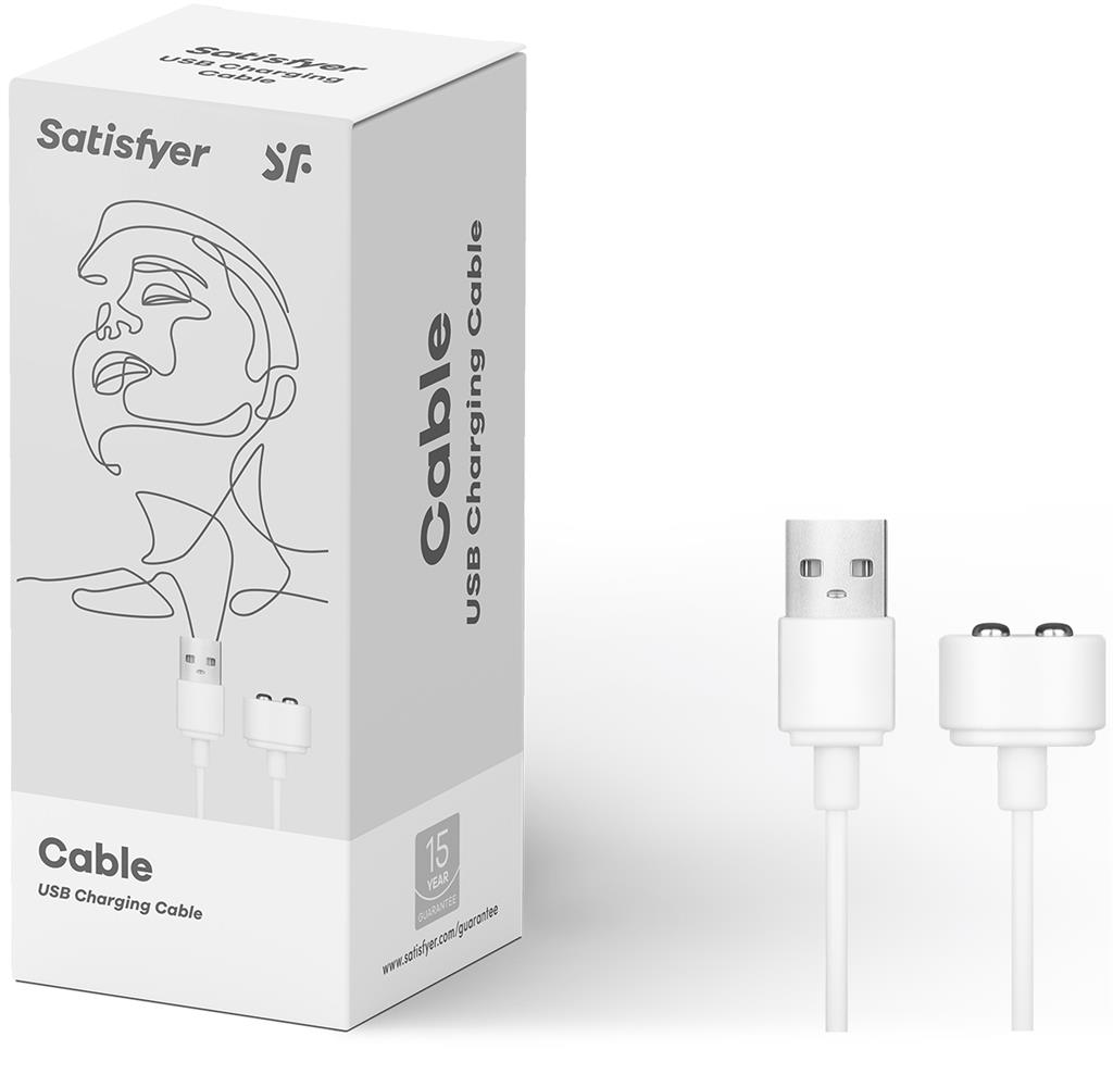 Bild på Satisfyer USB Charging Cable White, 1 st