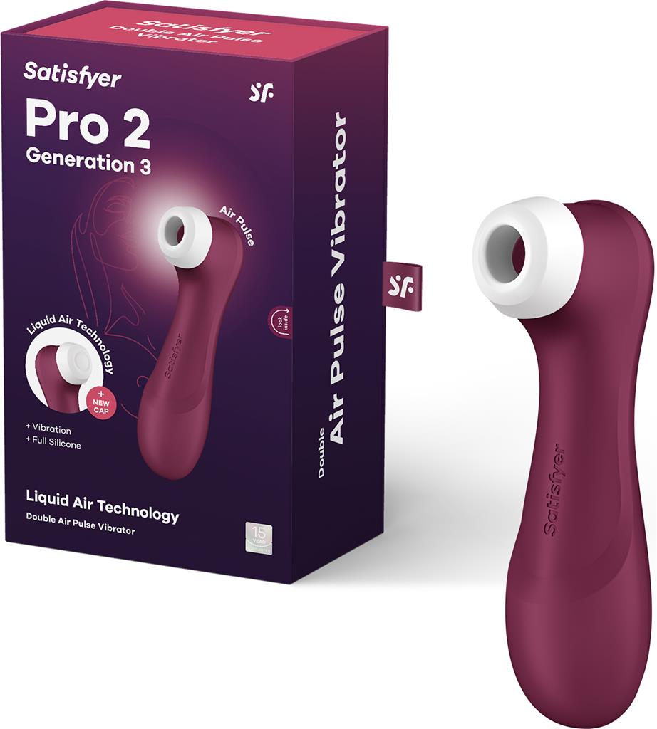 Bild på Satisfyer Pro 2 Generation 3 wine red, 1 st