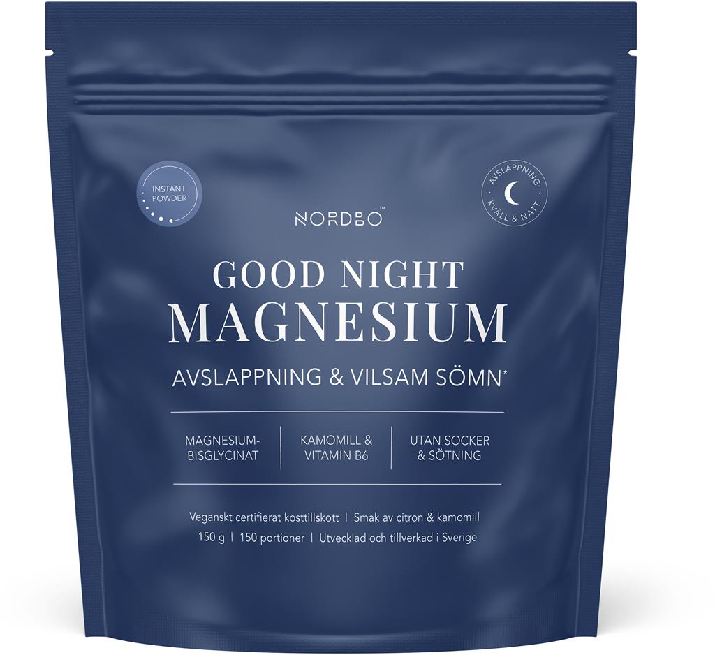 Bild på Nordbo Good night instant magnesium, 150 g
