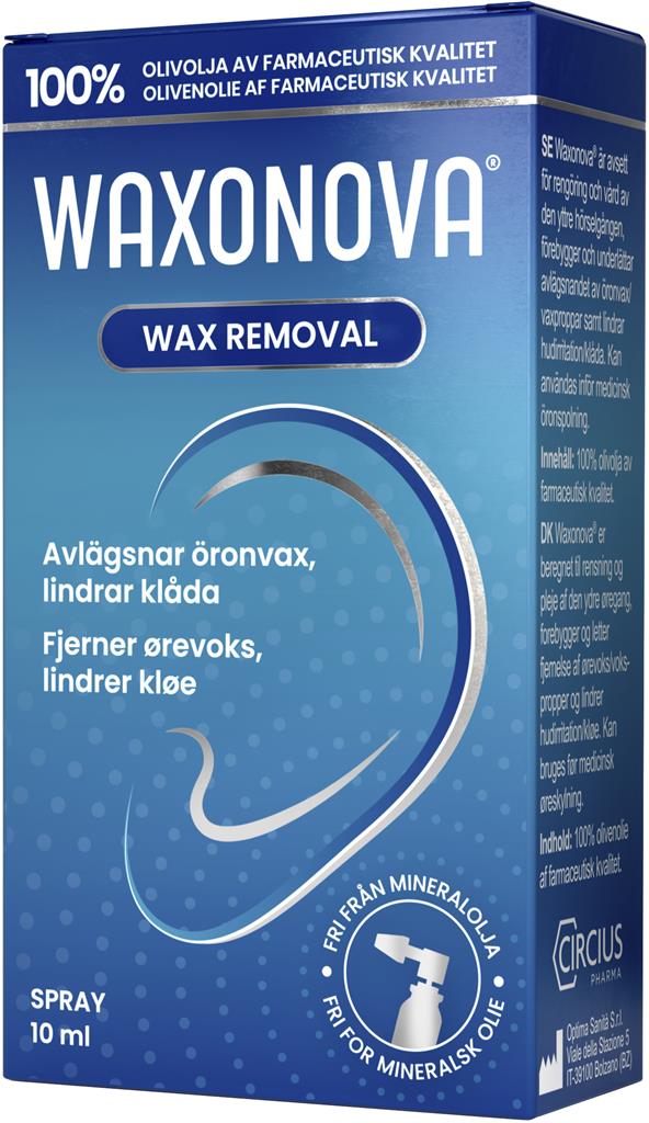 Bild på Waxonova Öronspray mot vaxproblem, 10 ml
