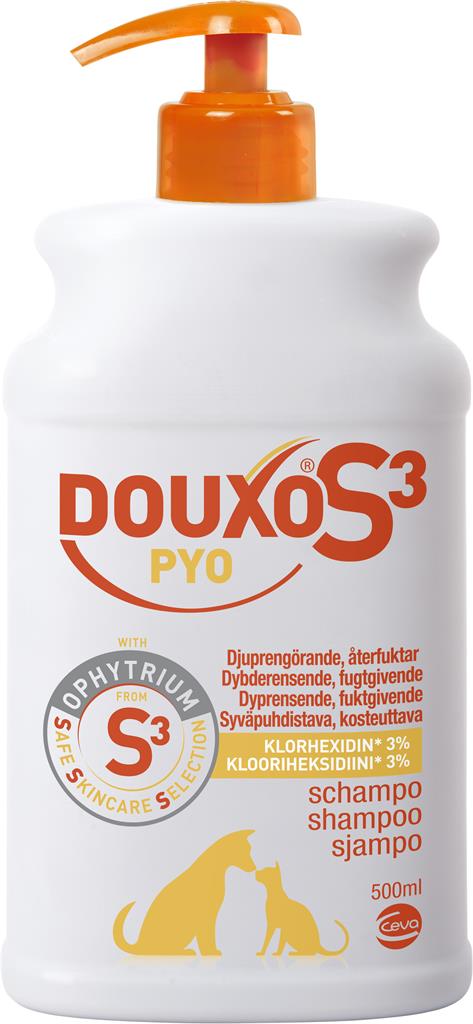 Bild på Douxo S3 Pyo Schampo för oren hud, 500 ml