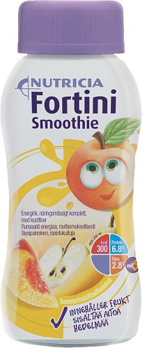 Bild på Fortini Smoothie, barnkosttillägg, komplett, sommarfrukt, 200 milliliter