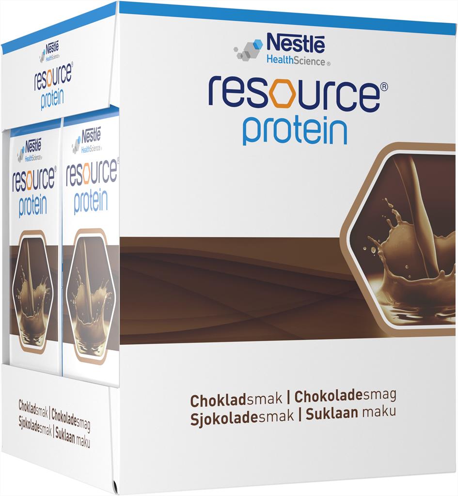 Bild på Resource Protein, choklad, drickfärdigt kosttillägg, 4 x 200 milliliter