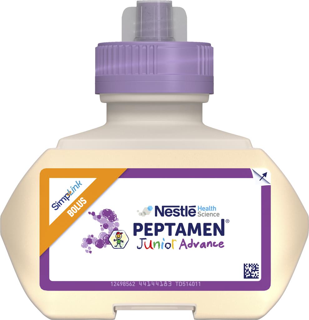 Bild på Peptamen Junior Advance, sondnäring för barn, SmartFlex, Bolus, 2 x 12 x 250 milliliter